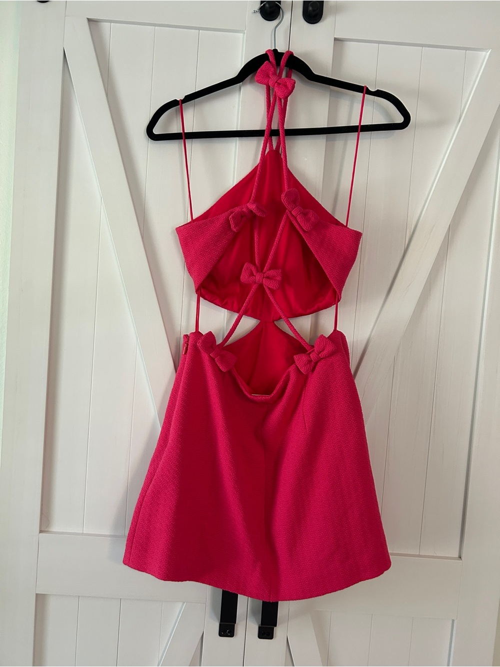 Alexis Fuchsia Pink Cutout Mini Dress - Picture 3 of 5